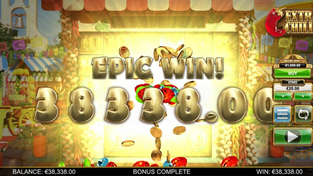 extra chilli slot big win