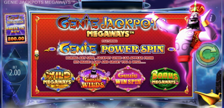 genie jackpots megaways power spin
