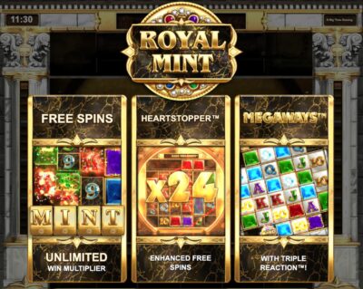 play royal mint megaways slot